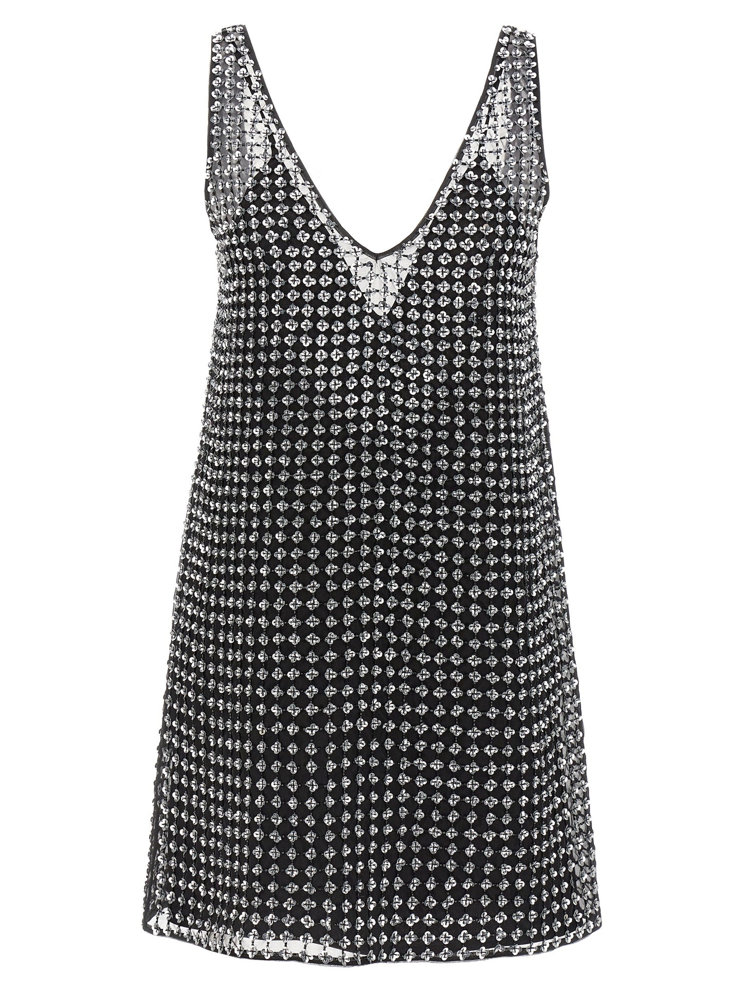 Max Mara Black Silk Short Dress