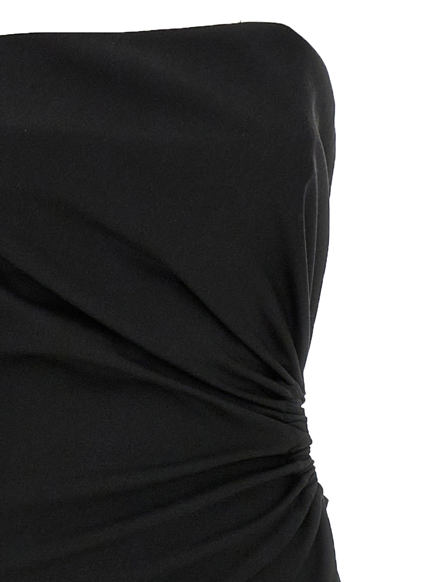 Max Mara Black Virgin Wool Long Dress