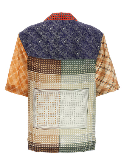 Marine Serre Multicolor Silk Blouse