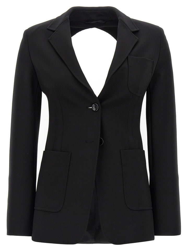Max Mara Black Viscose Blazer