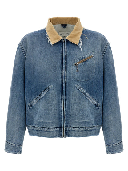 Maison Margiela Blue Cotton Denim Jacket
