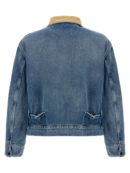 Maison Margiela Blue Cotton Denim Jacket