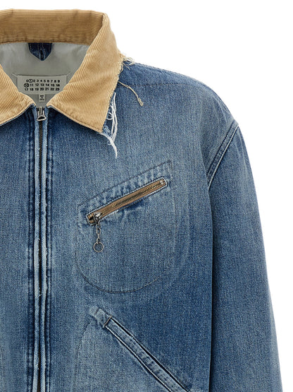 Maison Margiela Blue Cotton Denim Jacket