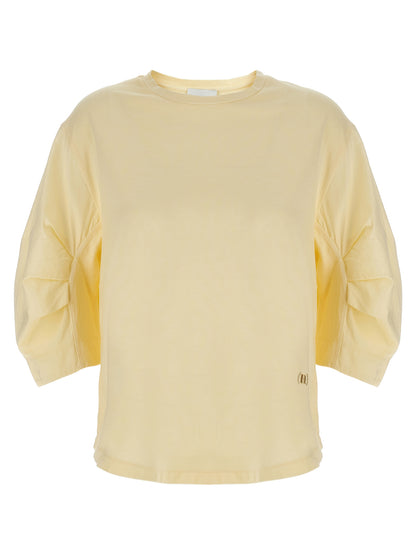 NUDE Beige Cotton T-Shirt