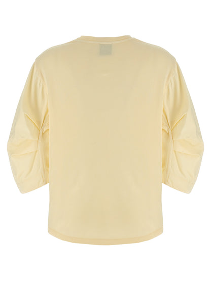 NUDE Beige Cotton T-Shirt