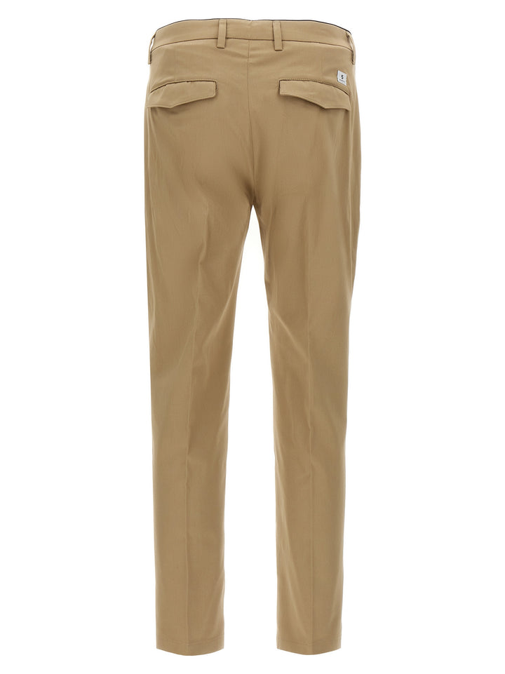 Department 5 Beige Cotton Cropped Pants