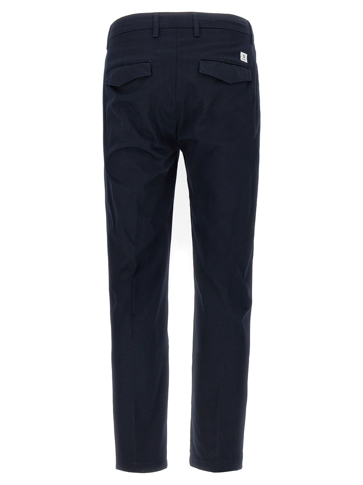 Department 5 Blue Cotton Cropped Pants