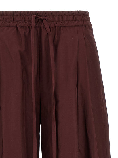 The Andamane Bordeaux Polyester Casual Pants