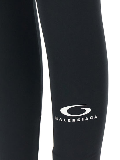 Balenciaga Black Polyester Leggings