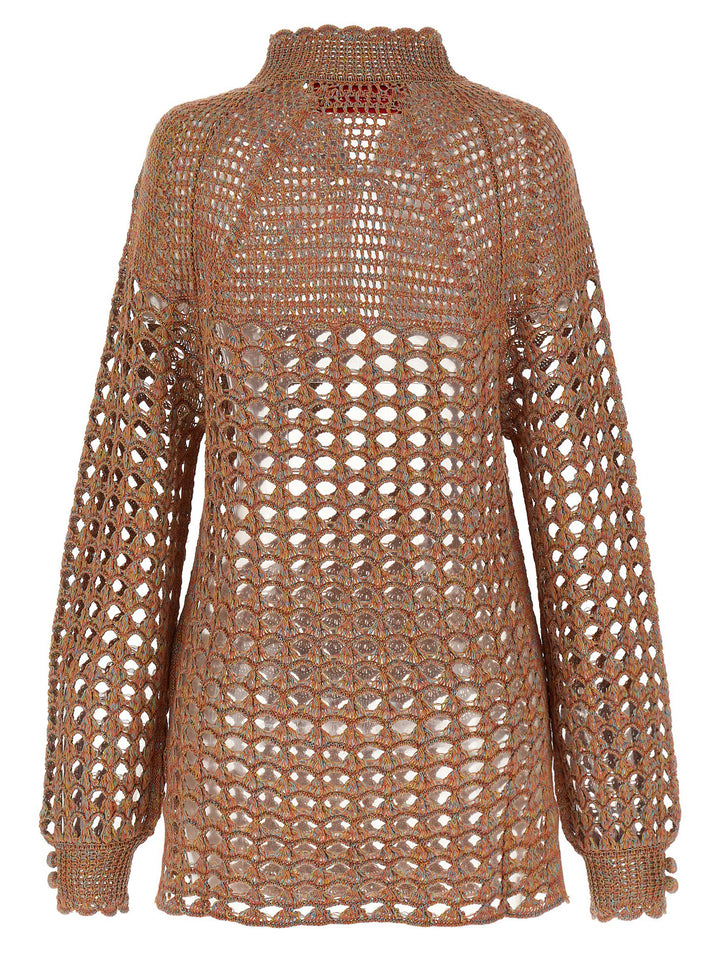 Valentino Garavani Multicolor Linen Cardigan