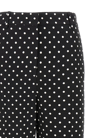 Valentino Garavani Bicolor Viscose Casual Pants