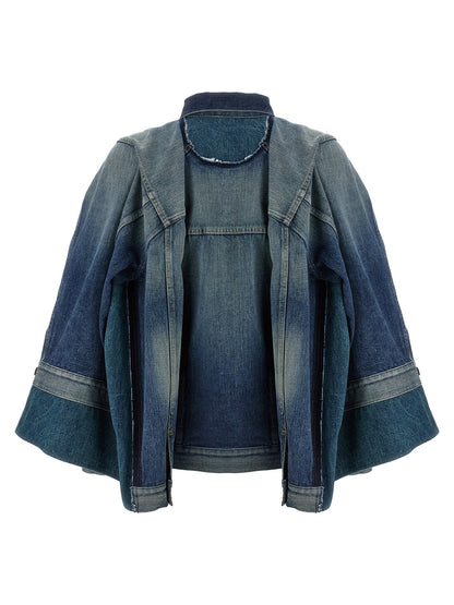 Junya Watanabe Blue Cotton Denim Jacket