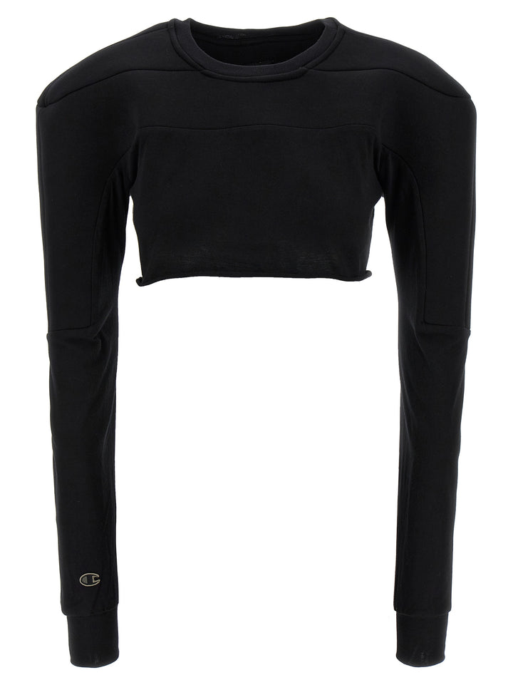 Rick Owens Black Cotton Cardigan