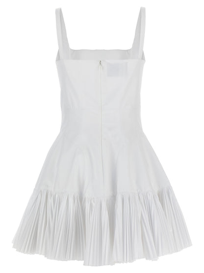 Giovanni Bedin White Polyester Short Dress