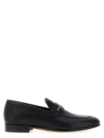 Valentino Garavani Black Goatskin Slip-On Loafers