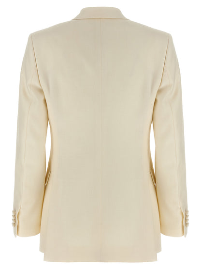 Brioni White Wool Blazer
