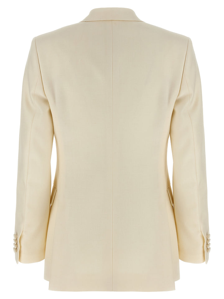 Brioni White Wool Blazer