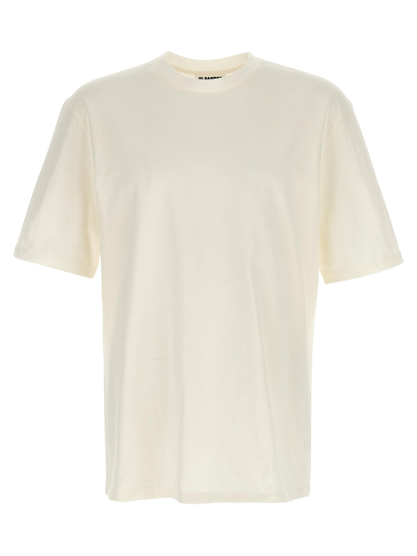 Jil Sander White Cotton Long Sleeve T-Shirt