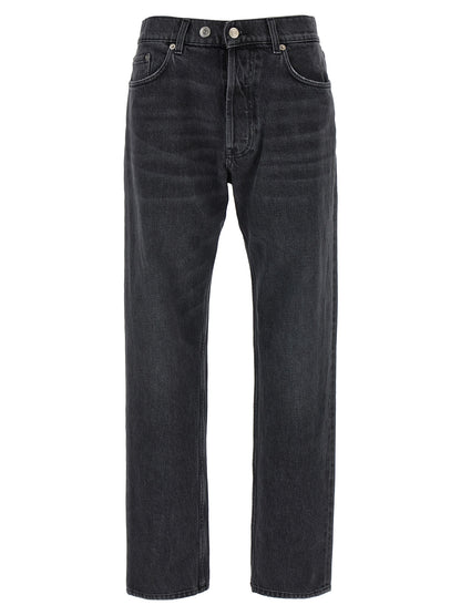 Department 5 Gray Cotton Straight-Leg Jeans