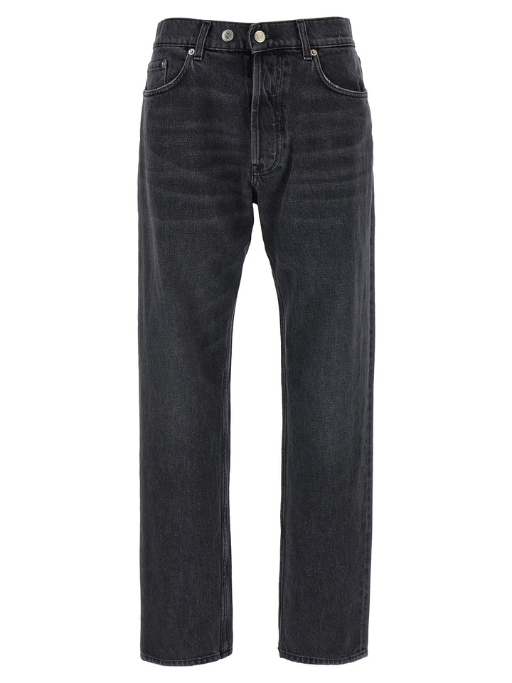 Department 5 Gray Cotton Straight-Leg Jeans