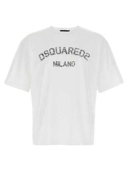 Dsquared² White Cotton T-Shirt