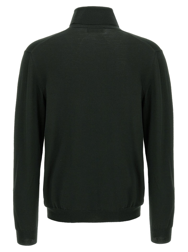 ZANONE Bicolor Virgin Wool Cardigan