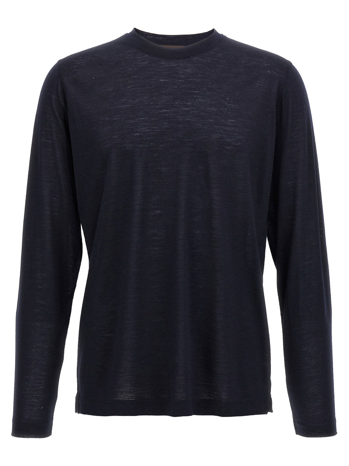 ZANONE Blue Virgin Wool Sportswear