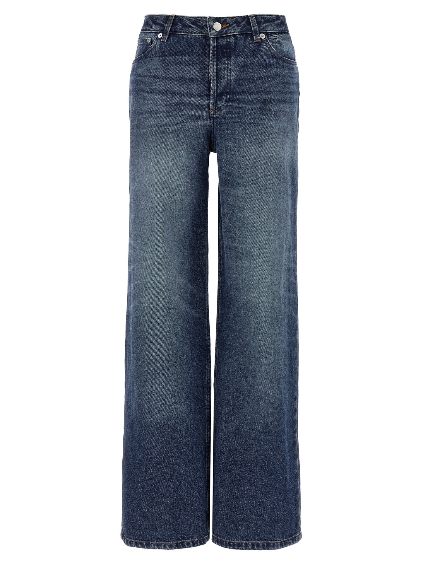 A.P.C. Blue Cotton Jeans Denim