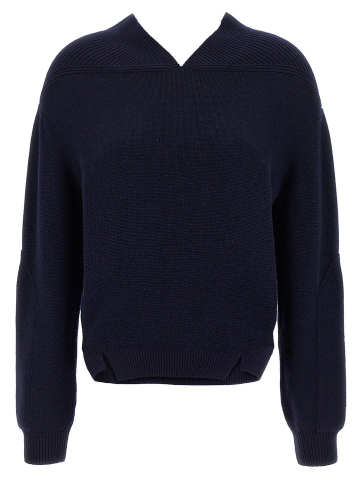 Victoria Beckham Blue Wool Cardigan