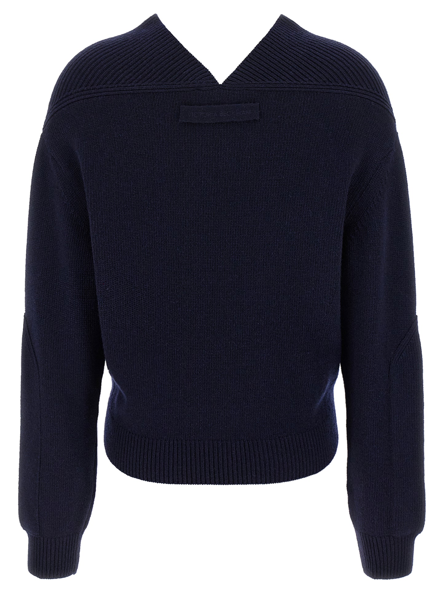 Victoria Beckham Blue Wool Cardigan