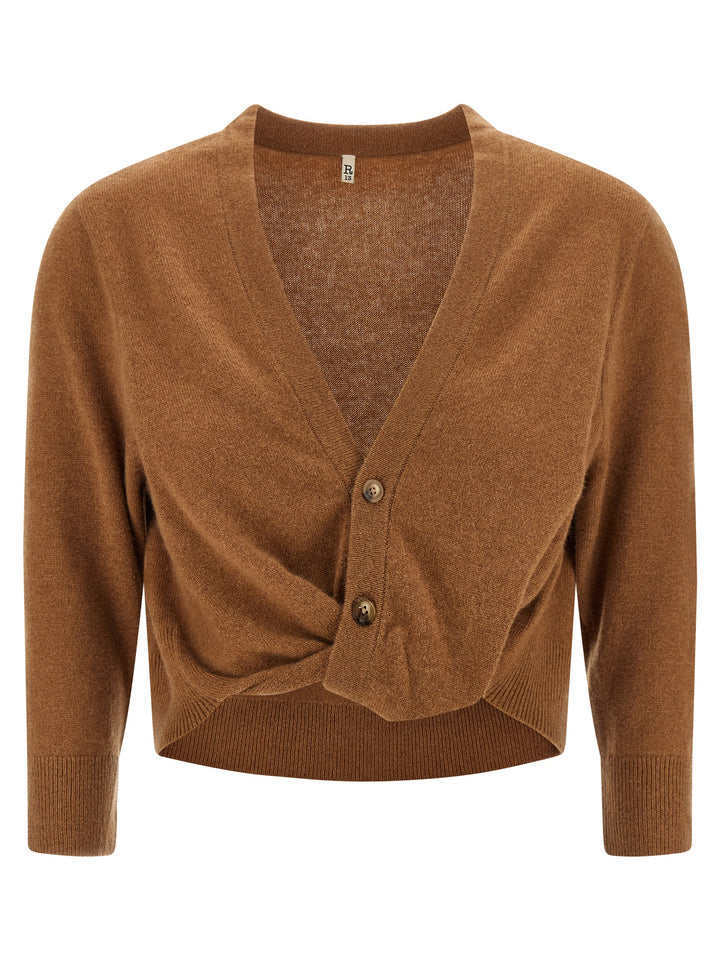 R13 Brown Cashmere Cardigan