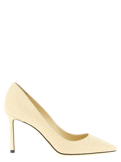 Jimmy Choo Bicolor Leather High Heel Pumps