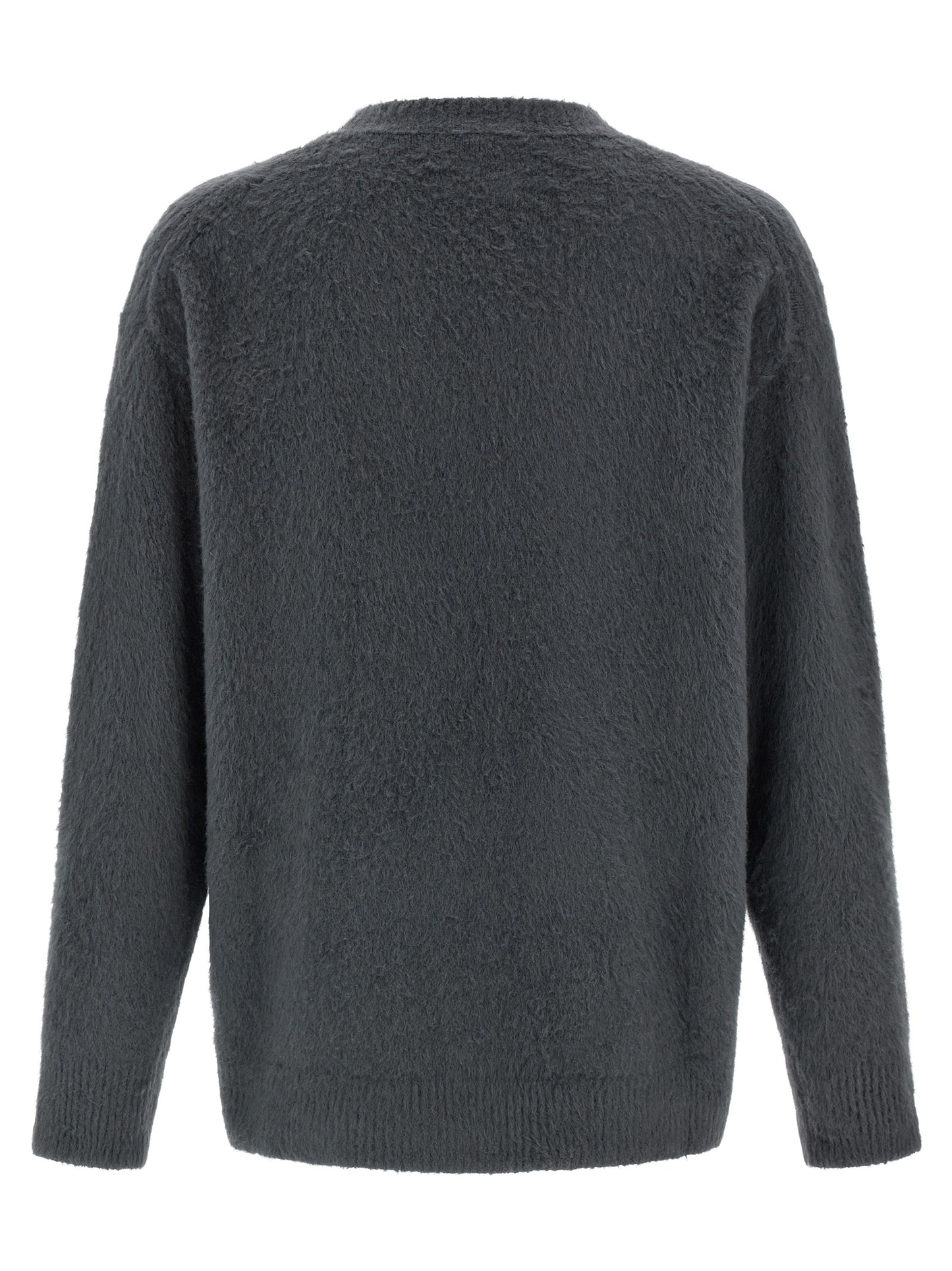 Roberto Collina Gray Cotton Cardigan