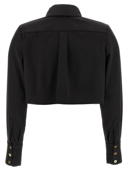 Elisabetta Franchi Black Lycra Blouse