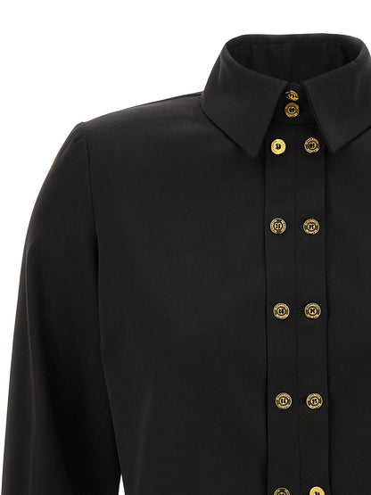 Elisabetta Franchi Black Lycra Blouse