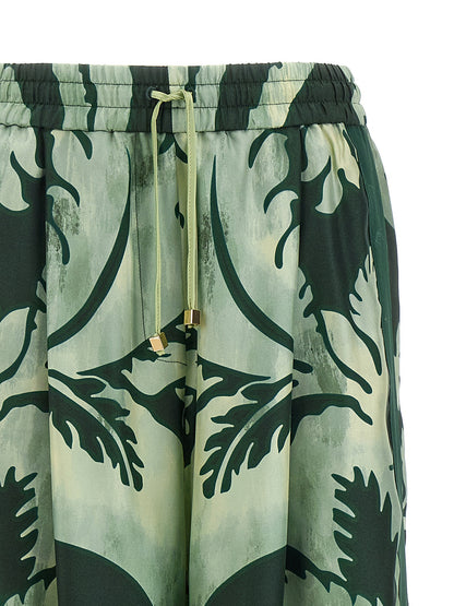 F.R.S. - FOR RESTLESS SLEEPERS Bicolor Silk Casual Pants