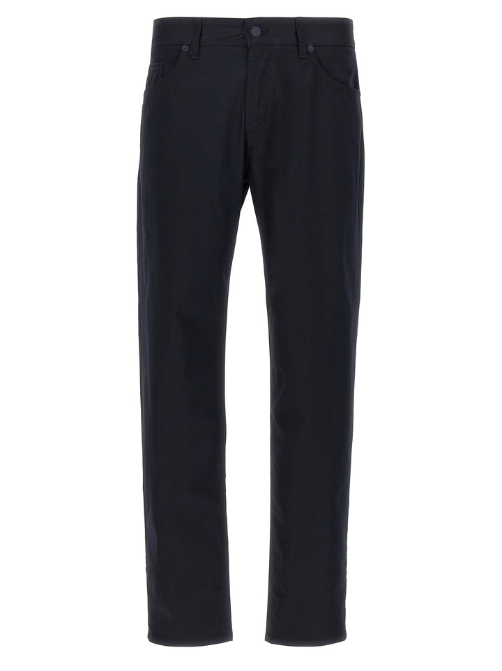 Hugo Boss Blue Cotton Casual Pants