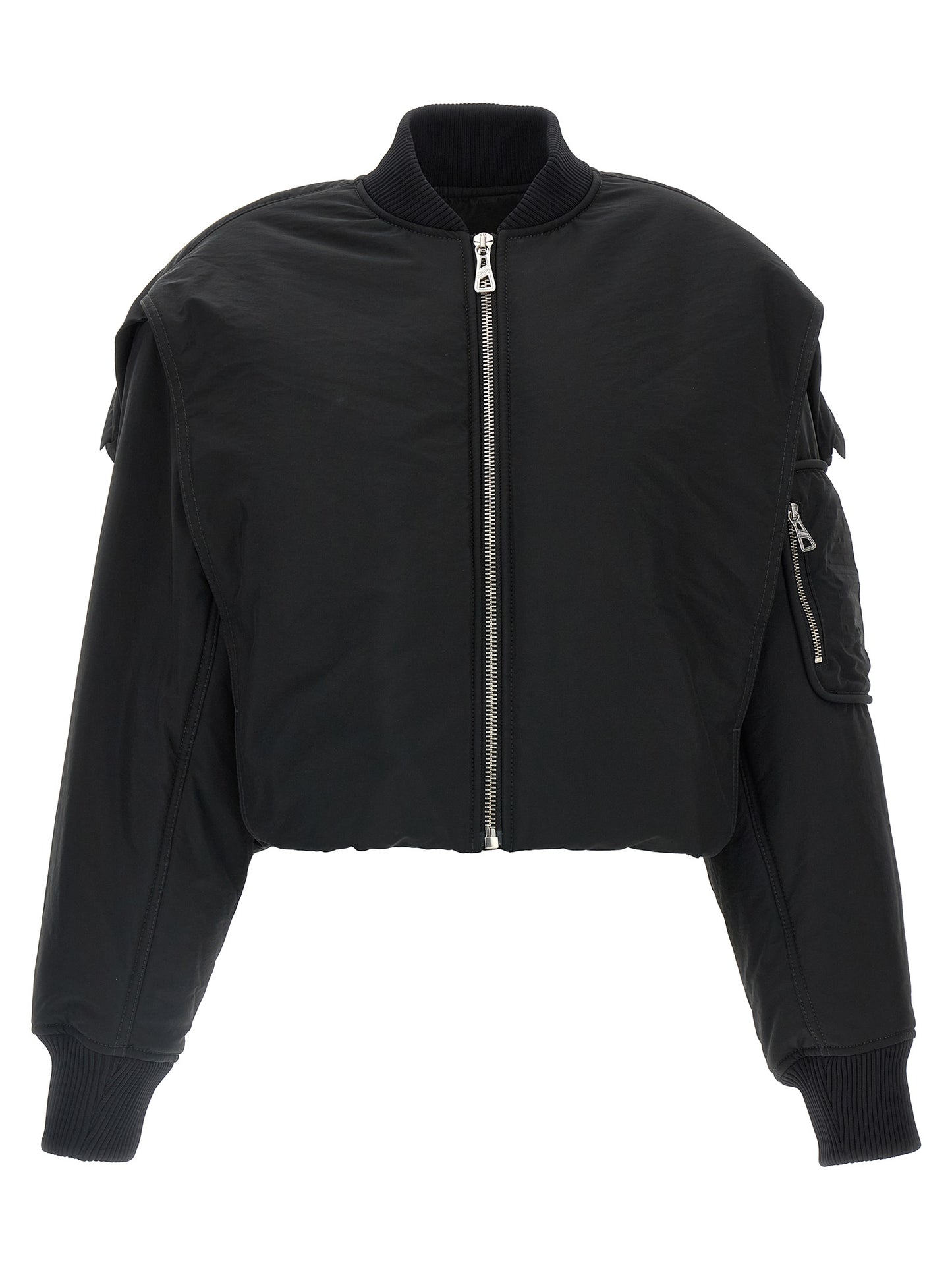 Jean Paul Gaultier Black Polyethylene Bomber