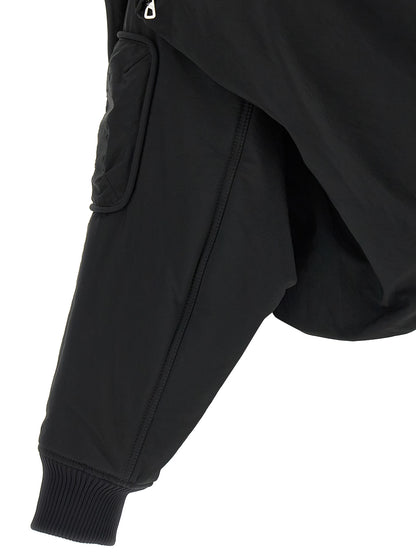 Jean Paul Gaultier Black Polyethylene Bomber