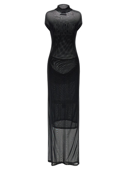 Jean Paul Gaultier Black Polyamide Long Dress