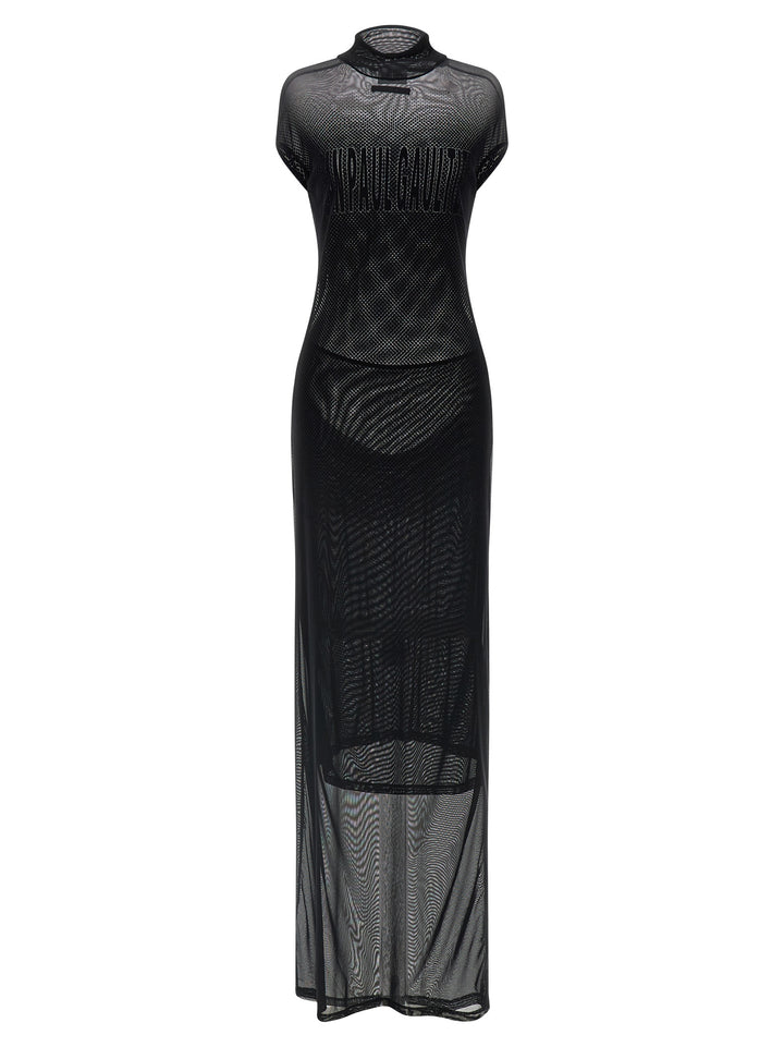 Jean Paul Gaultier Black Polyamide Long Dress