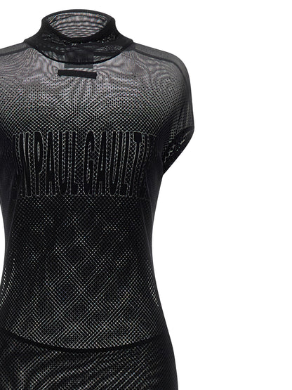 Jean Paul Gaultier Black Polyamide Long Dress
