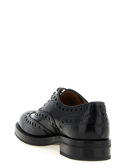 Church's Black Calfskin Oxfords And Derbies