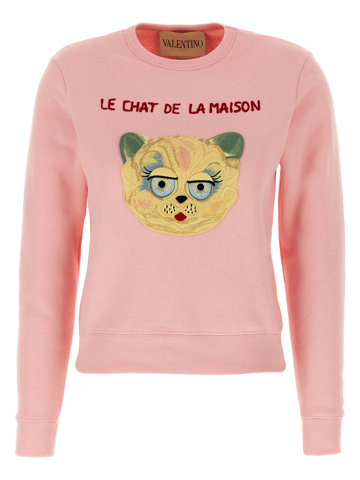 Valentino Garavani Multicolor Cotton Sweatshirt
