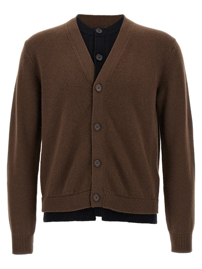 J.W.Anderson Brown Wool Cardigan
