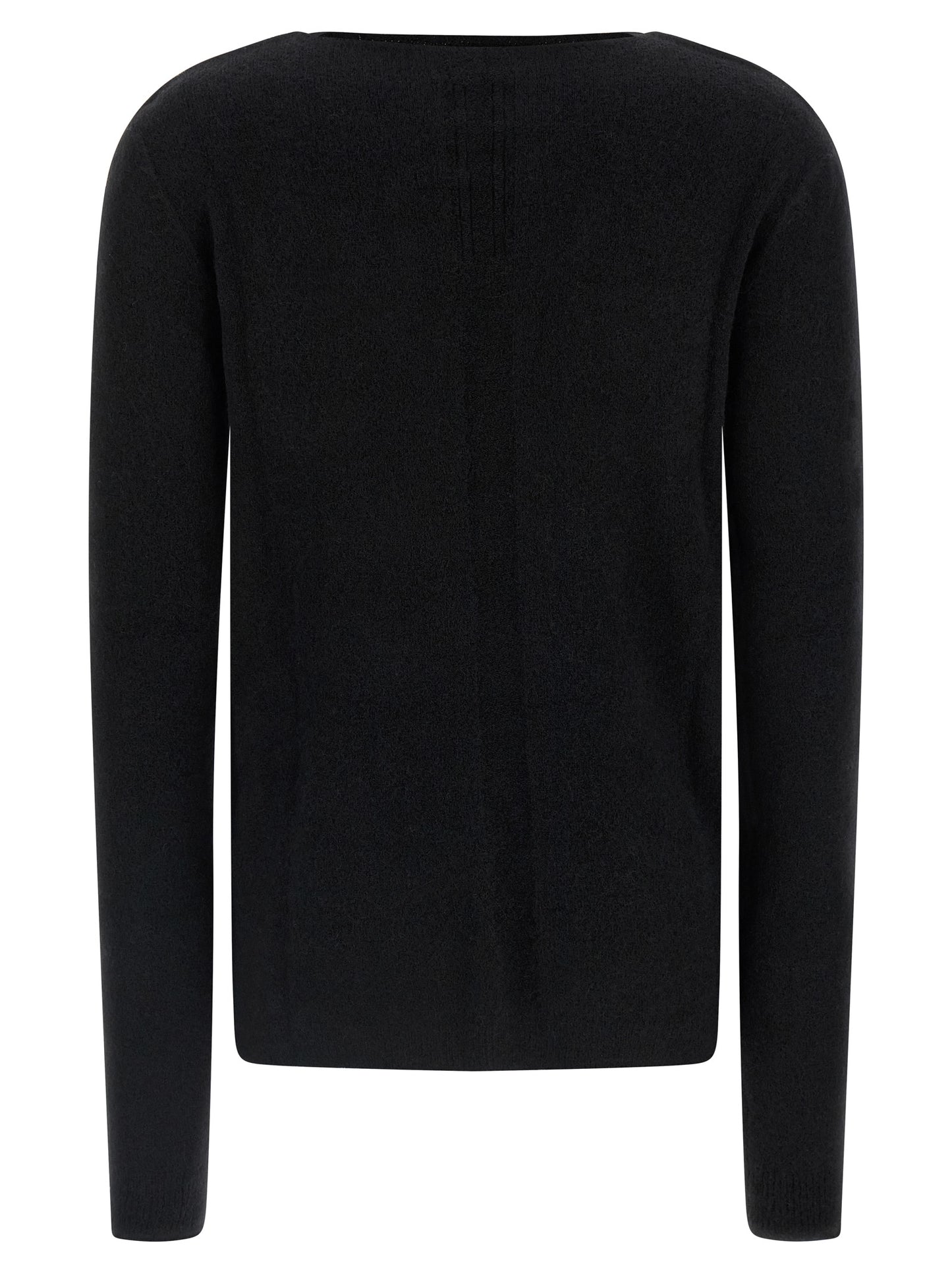 Rick Owens Black Wool Cardigan