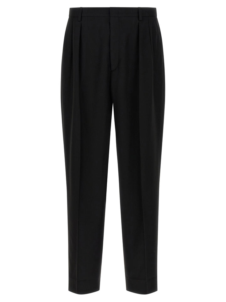CELLAR DOOR Black Polyester Dress Pants