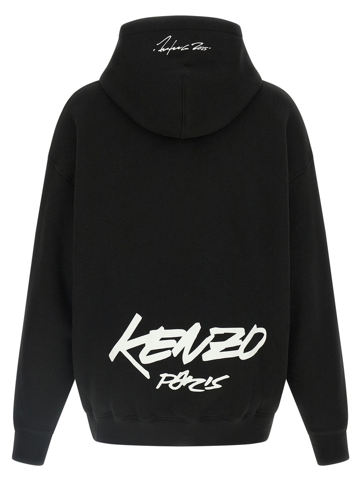 Kenzo Black Cotton Hoodie