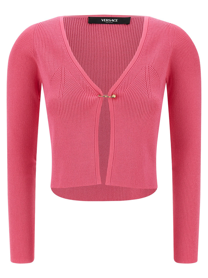 Versace Fuchsia Viscose Cardigan