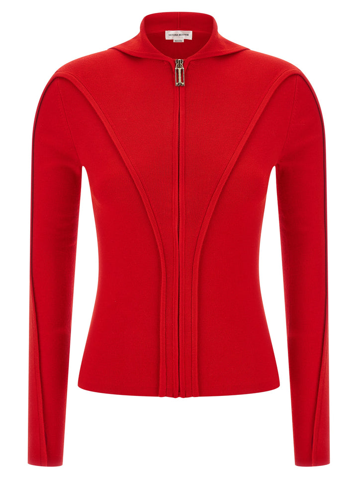Victoria Beckham Multicolor Wool Cardigan